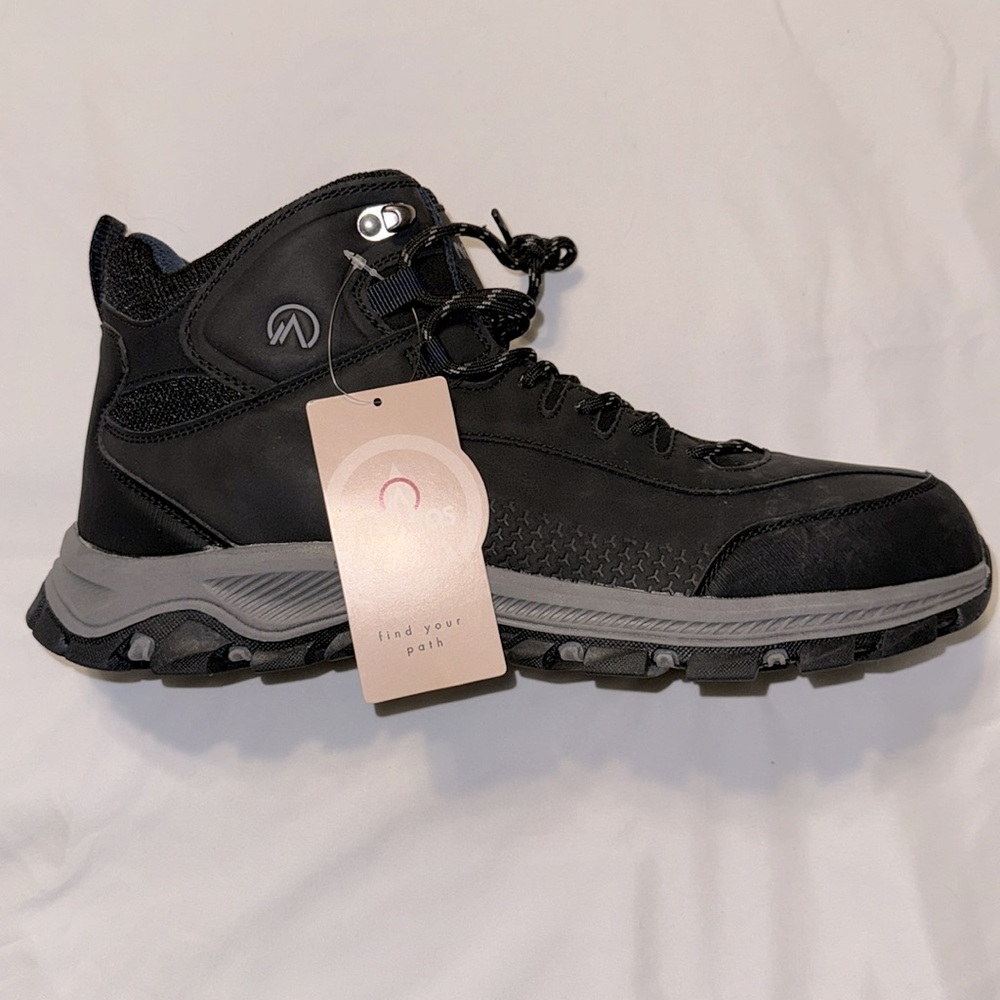 NEW Nevados Black Naturelo Mid Ankle Boot Mens Size 12 Medium - Picture 2 of 7